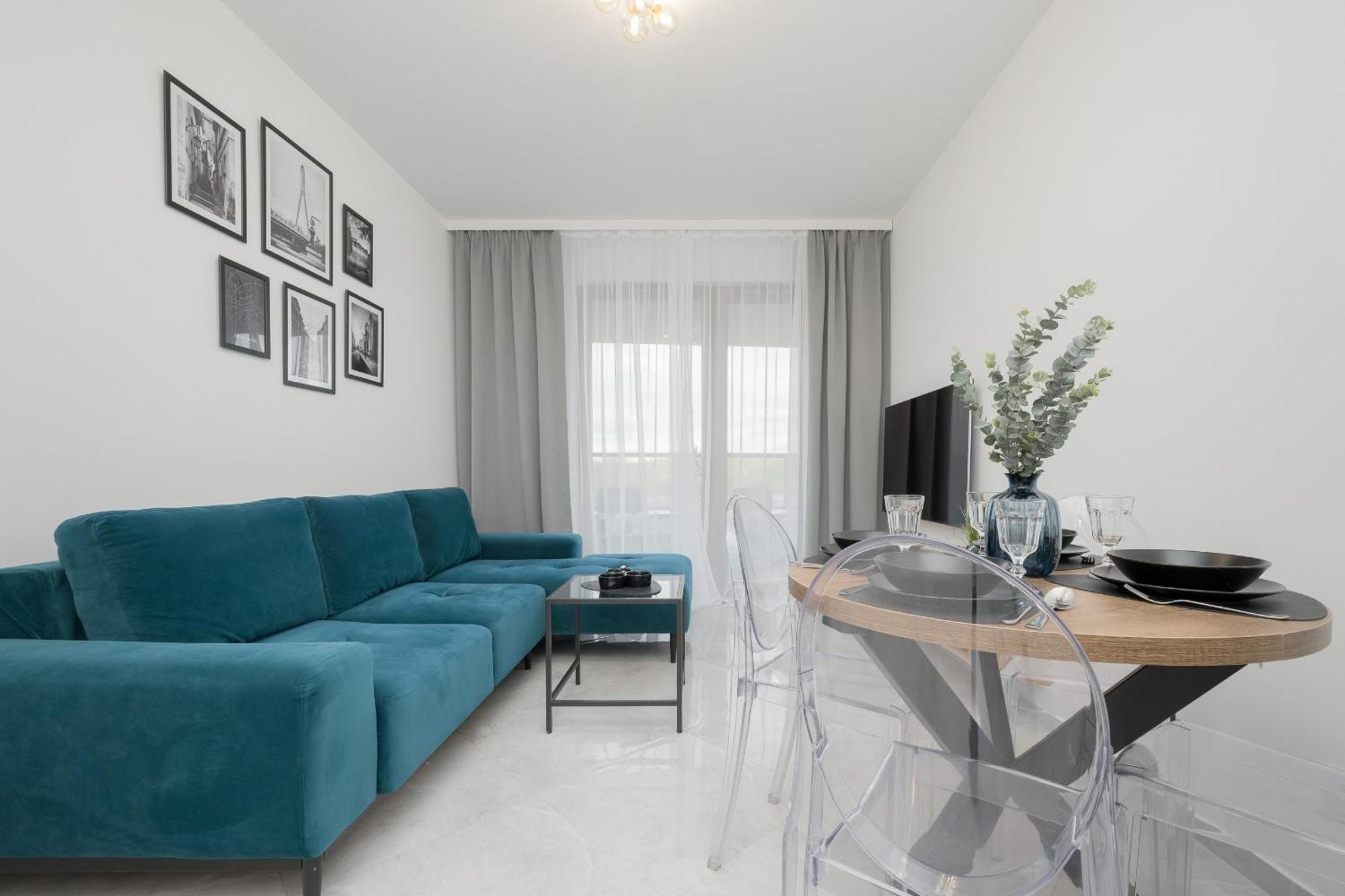 Apartment With Balcony & Parking In Warsaw By Noclegi Renters Zewnętrze zdjęcie